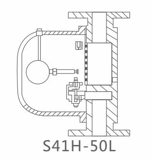 S41H-50L杠杆浮球式蒸汽疏水阀(图3)