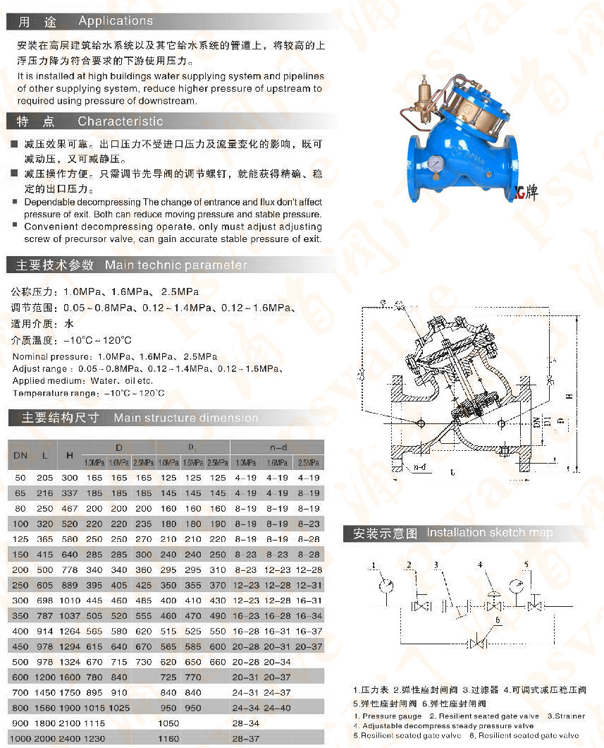 可調(diào)式減壓閥(圖1) 可調(diào)式減壓閥(圖1)