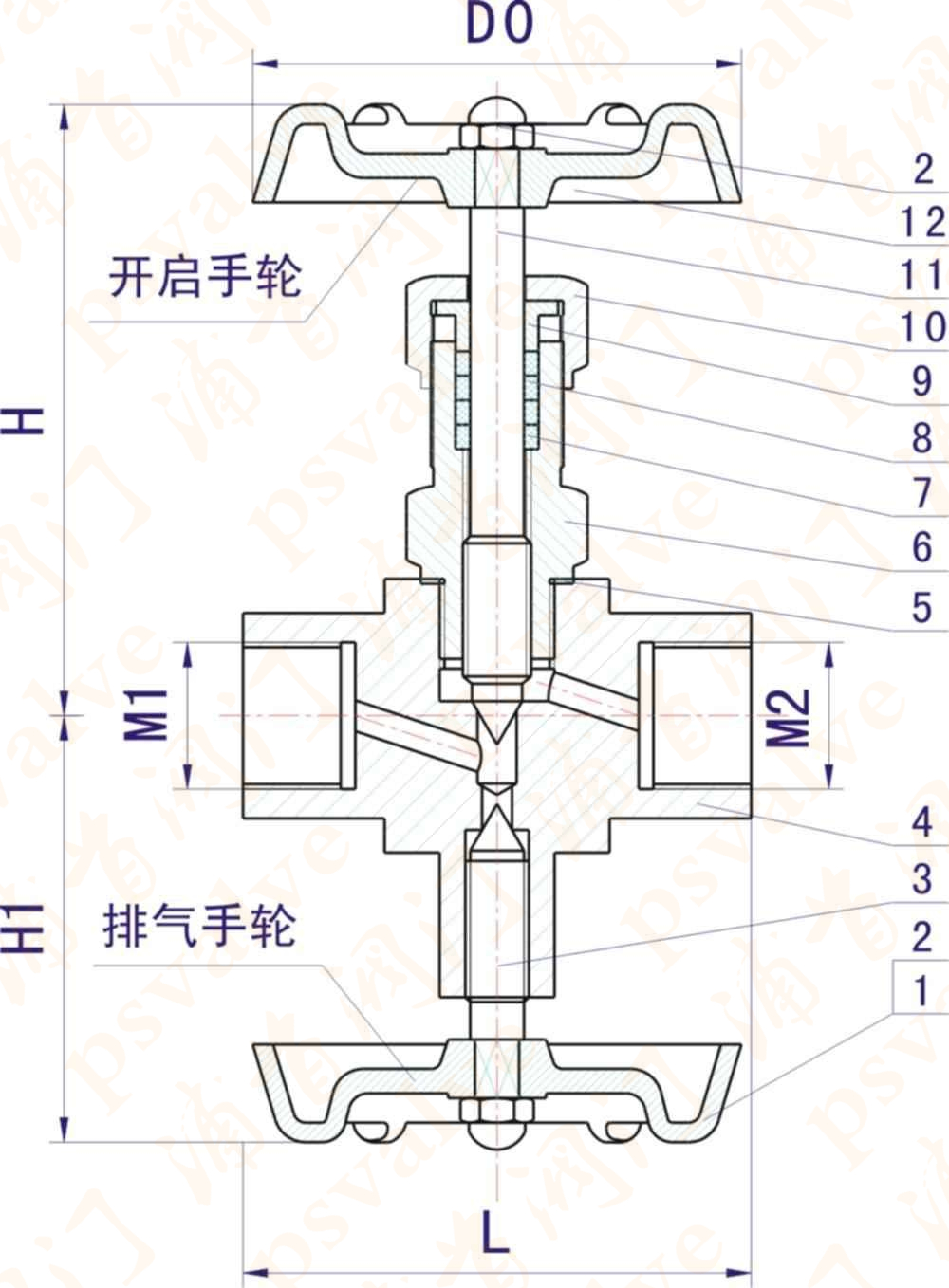 压力表三通阀(图1)