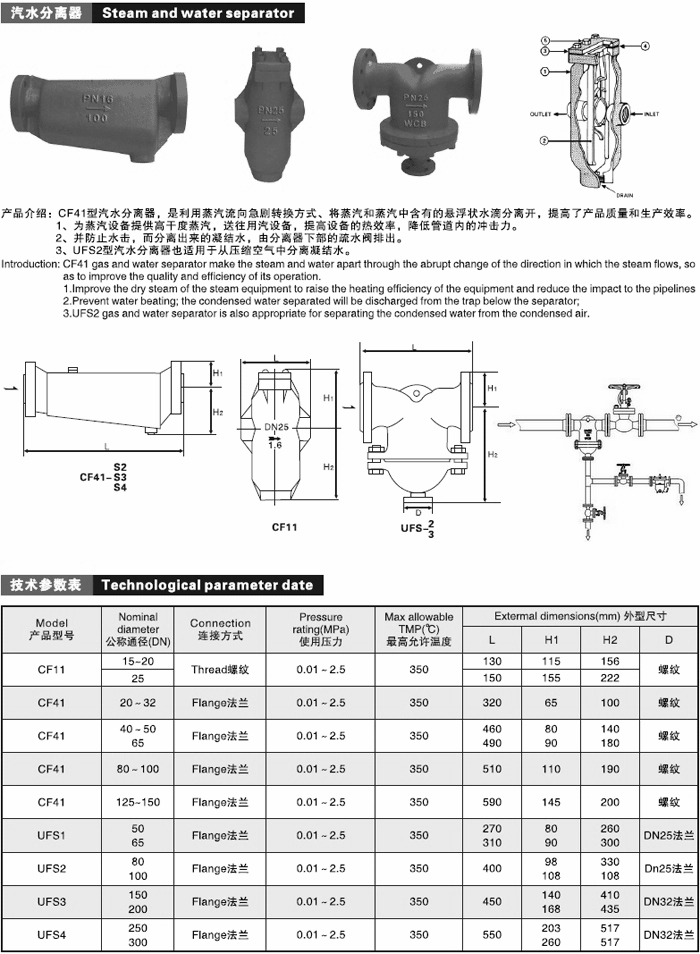 汽水分离器(图1)